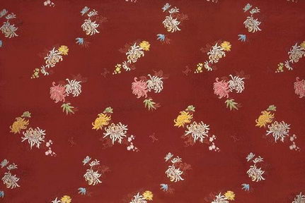 Dark Color Chinese Pattern Frabic Wallpaper 3DsMax Texture Map Download Free 3DMODELFREE