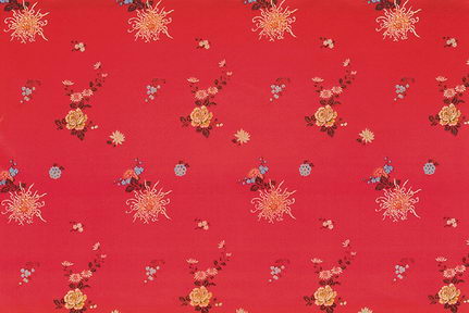 Red Background Chinese Pattern Fabric Wallpaper Texture Map