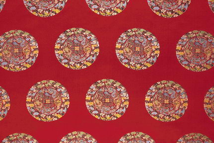 Chinese Traditional Round Spot Pattern No Seam Pictures 3Ds Max Texture Map