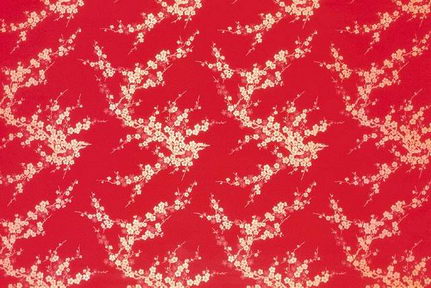 Red Background Chinese Pattern Fabric Wallpaper Texture Map