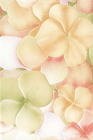 4-Leaf Clover Wall Tile and Matched Waistline Tile 3DsMax Texture Map DOWNLOAD FREE