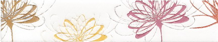 Ceramic Wall Waistline Tile Map: Flowers chrysanthemum
