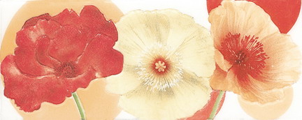 Floral Pattern Wall Tile
