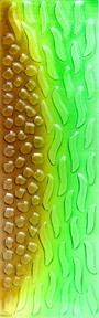 Green transparent colored glass 3D texturing free download