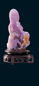 Decorative household items Jade Goddess of Mercy 3D texturing free download