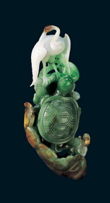 Interior jade statue of auspicious animals 3D texturing free download