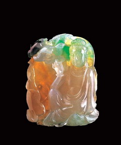 Decorative household items Jade Goddess of Mercy 3D texturing free download