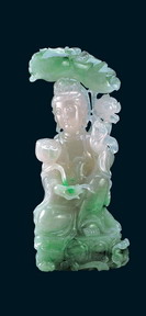 Decorative household items Jade Goddess of Mercy 3D texturing free download