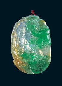 Decorative household items Jade Goddess of Mercy 3D texturing free download