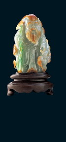 Decorative household items Jade Goddess of Mercy 3D texturing free download