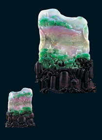 Crystal clear decoration jade 3D texturing free download