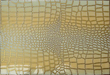 Cracking pattern mosaic 3D texturing