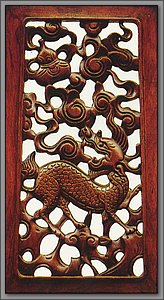 Classical carved mahogany furniture material 3D texturing download