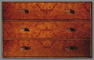 High-grade mahogany furniture drawers 3D texturing download
