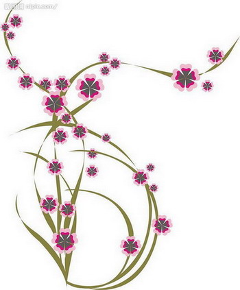 Common household decorative wall graphic flower in the case of the beautiful chapter NO.1