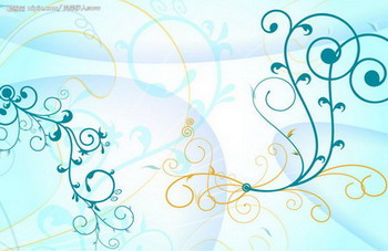 Common household decorative wall graphic flower in the case of the beautiful chapter NO.2