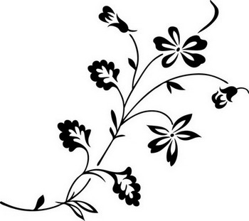 Common household decorative wall graphic flower in the case of the beautiful chapter NO.1