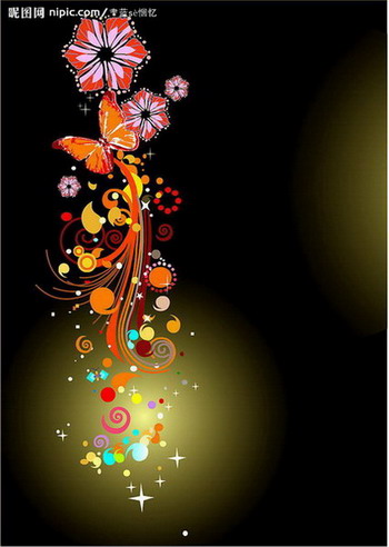 Common household decorative wall graphic flower in the case of the beautiful chapter NO.2
