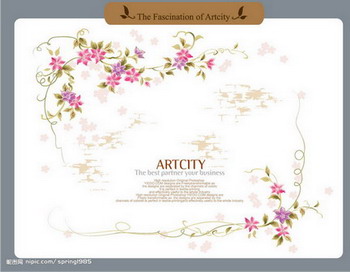 Common household decorative wall graphic flower in the case of the beautiful chapter NO.2