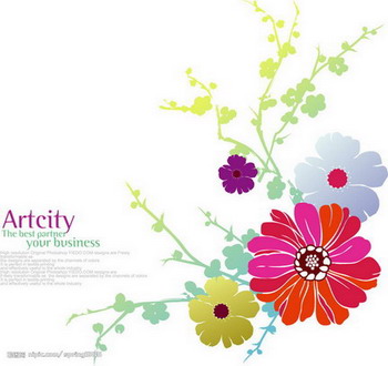 Common household decorative wall graphic flower in the case of the beautiful chapter NO.2