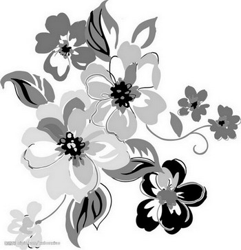 Common household decorative wall graphic flower in the case of the beautiful chapter NO.1
