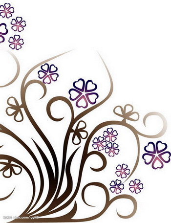 Common household decorative wall graphic flower in the case of the beautiful chapter NO.1