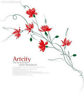 Common household decorative wall graphic flower in the case of the beautiful chapter NO.1