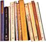 books on the shelves,reference book,leather-covered books,the erection of a book