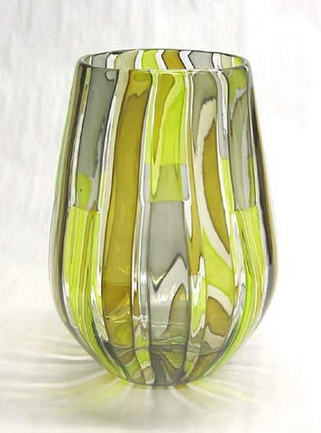 Art vase,Clear glass vase,Painted vase,Smiley face vase