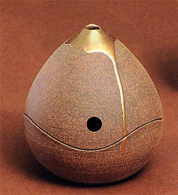 Ceramic musical instruments, Xun, Tao Xun, Japanese style, coloring