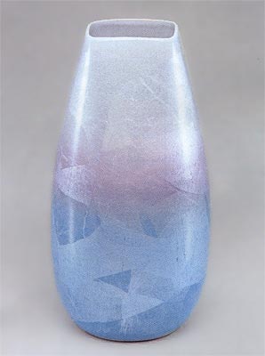 Art vase,Clear glass vase,Painted vase,Smiley face vase