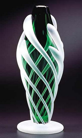 Art vase,Clear glass vase,Painted vase,Smiley face vase