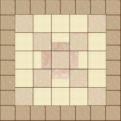Square brick 3d Material