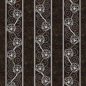 Carved brick wall