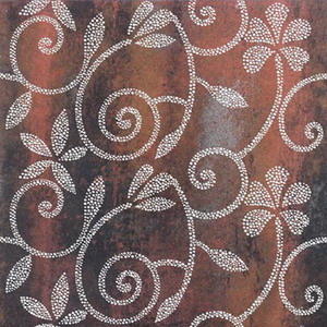 Carved brick wall