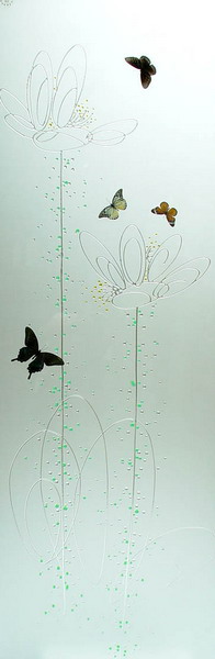 Cartoon Art Glass Partition Texture Map Download Free