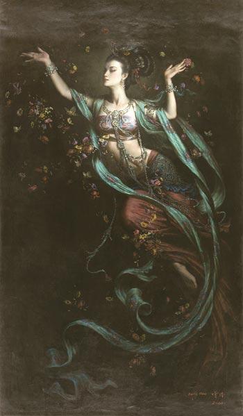 Chinese Traditional Art Dunhuang Frescoes 3d Max