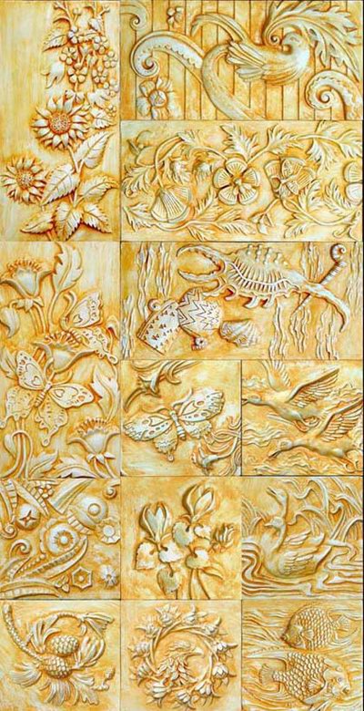 Classical Pattern Relief Sculpture 3DsMax Map 3dmodelfree download free