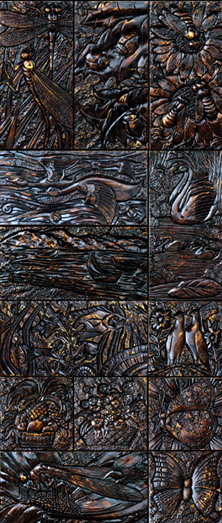 Classical Pattern Relief Sculpture 3DsMax Map 3dmodelfree download free