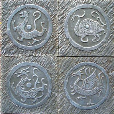 Relief Ceramic Wall Tile Texcture Maps