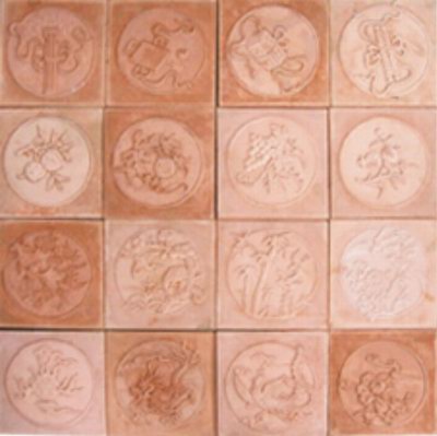 Relief Ceramic Wall Tile Texcture Maps