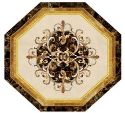 Marble mosaic floor map 1-10 Zhang