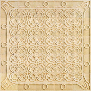 Plain plaster relief