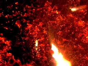 Fire pattern textures