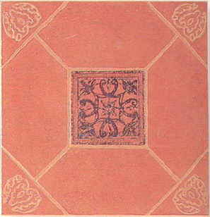 Retro tile utility household