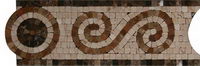 Stone spends line floor tile
