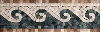 Stone spends line floor tile
