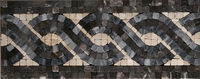 Stone spends line floor tile
