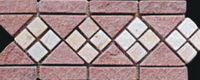 Stone spends line floor tile
