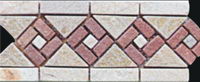 Stone spends line floor tile
